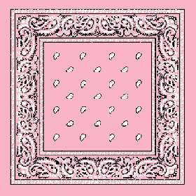 Oversize Pink Bandana