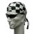 checkered head wrap
