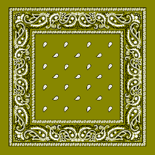 Oliven Grønt Bandana