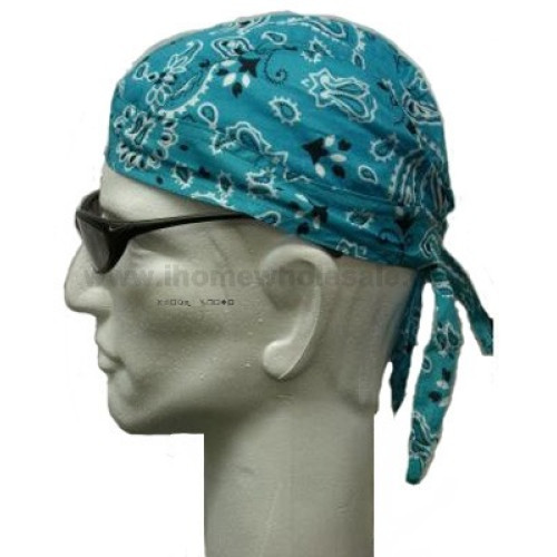Turkis Paisley Head Wrap Zandana Bandana