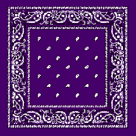 Purple lilla farvet Børne Bandana