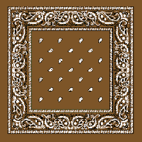 Lysebrunt Bandana