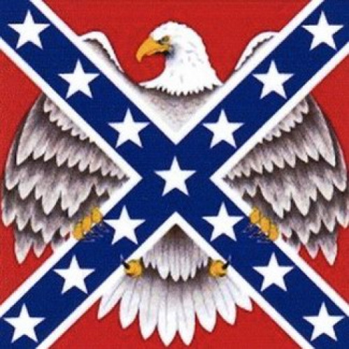 Bandana Rebel & Eagle Flag Bandanna