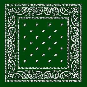 Jægergrønt Bandana til Børn