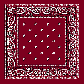 Bourgogne farvet Børne Bandana