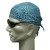 lyseblå paisley head wrap bandana
