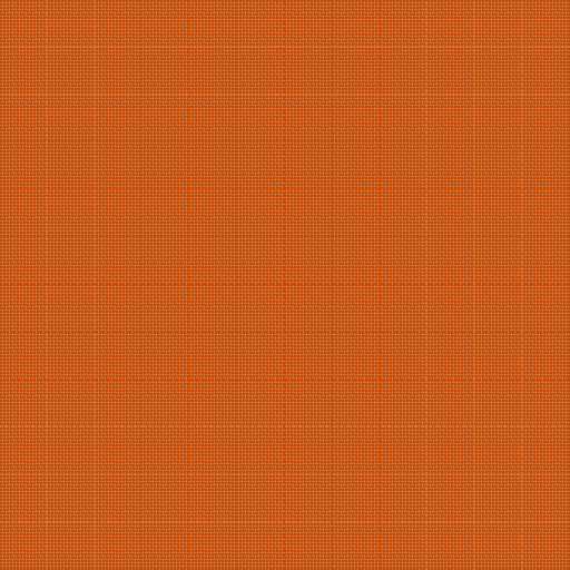 Ensfarvet Bandana i Brændt Orange Farve