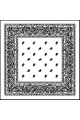Hvidt Børne Bandana