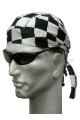 checkered head wrap