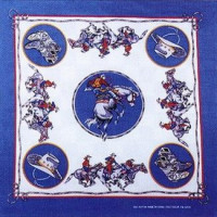 Bandana Cowboy Blue Bandanna