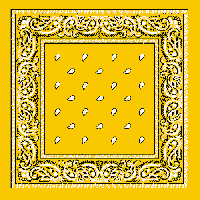 Gult Neckerchief Bandana