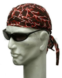 Rødt Lyn Headwrap